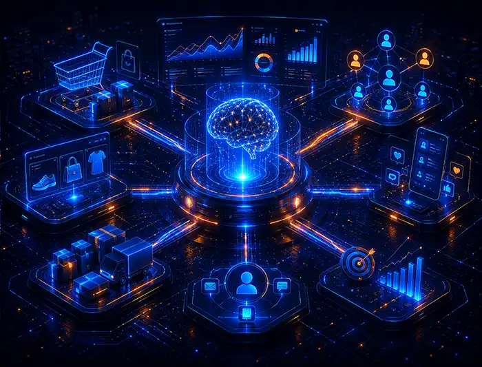 Analytics and online business dashboard